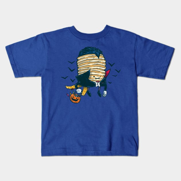 Spooky Pancake Kids T-Shirt by nickv47